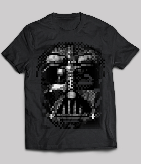 Darth Vader Pixel Face Star Wars