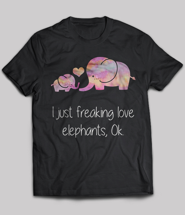 I just freaking love elephants, ok