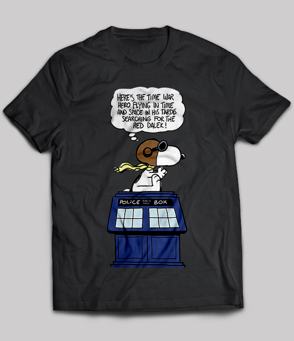 Here's The Time War Hero Flying In Time And Space Snoopy Box