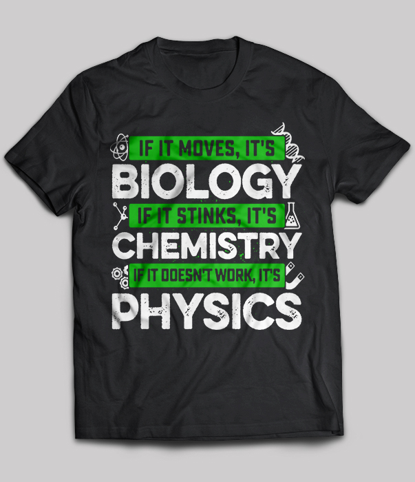 If it Moves, It's Biology If It Stinks, It's Chemistry, Physics