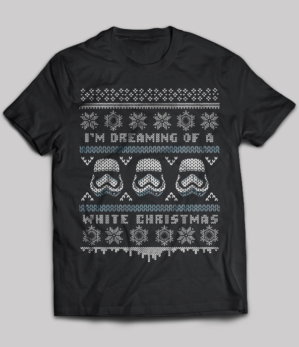 I'm Dreaming Of A White Christmas Sweater Star Wars
