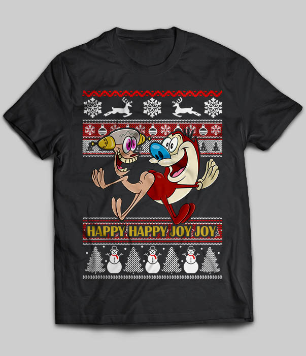 The Ren & Stimpy Happy Happy Joy Joy Ugly Christmas