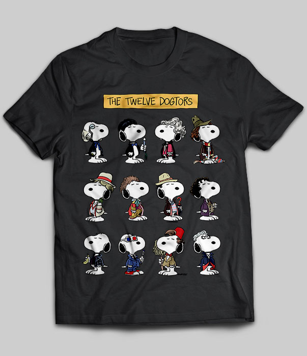 The Twelve Dogtors Snoopy Doctor Who