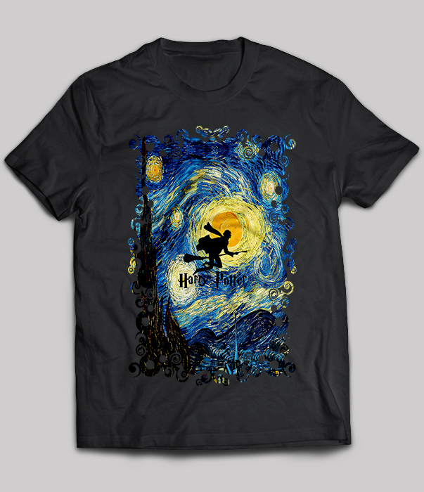 Young Wizard Starry The Night Hogwarts Harry Potter