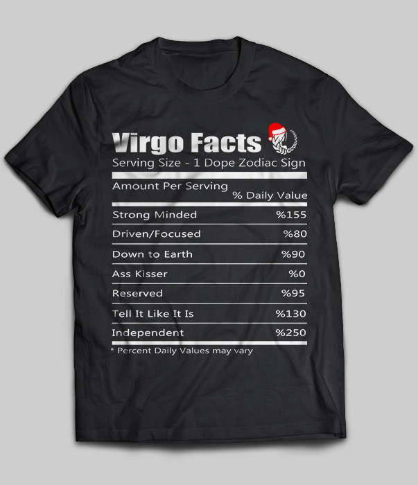 Virgo Facts Christmas Strong Minded Ass Kisser
