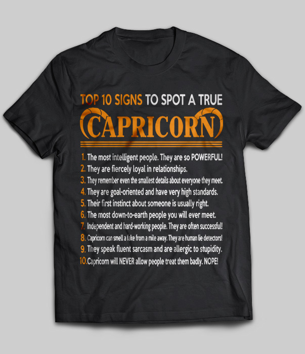 Top 10 Signs To Spot A True Capricorn