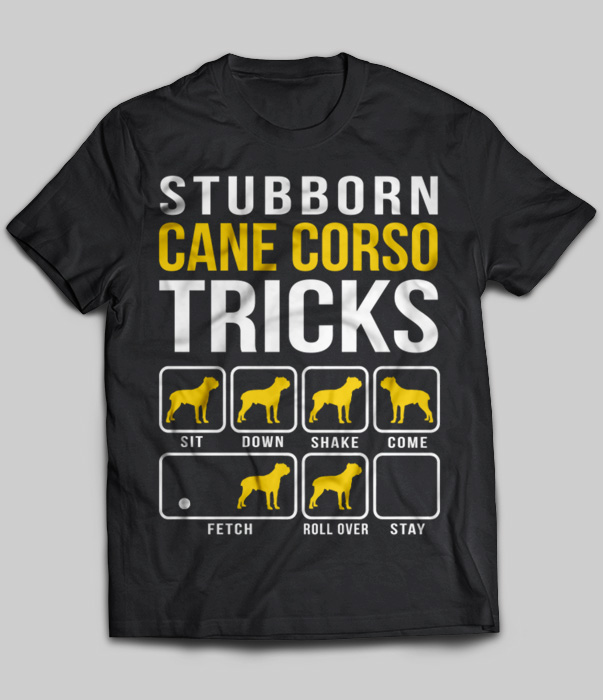 Stubborn Cane Corso Tricks