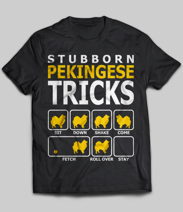 Stubborn Pekingese Tricks