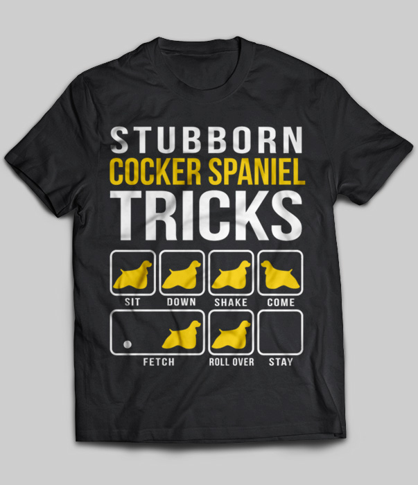 Stubborn Cocker Spaniel Tricks
