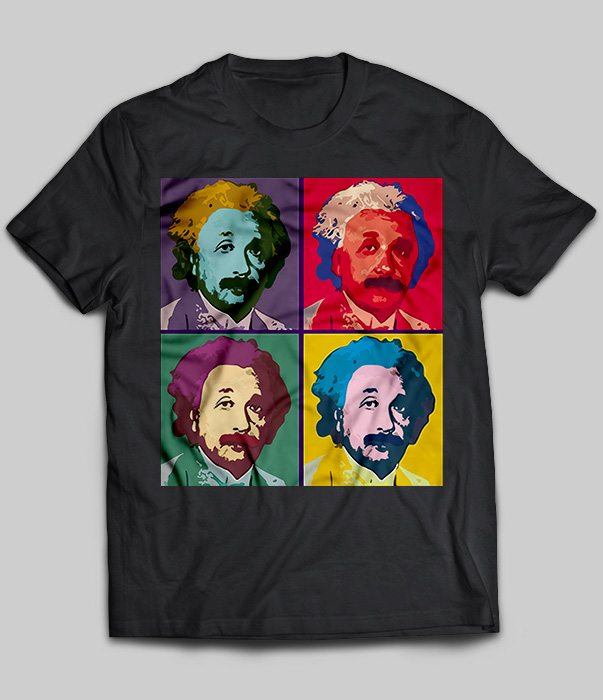Albert Einstein Pop Art Retro