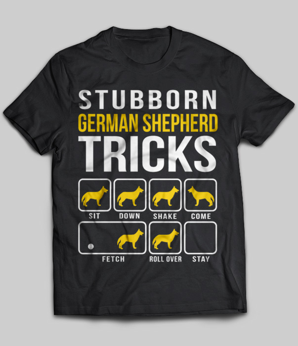 Stubborn German Scheppherd Tricks