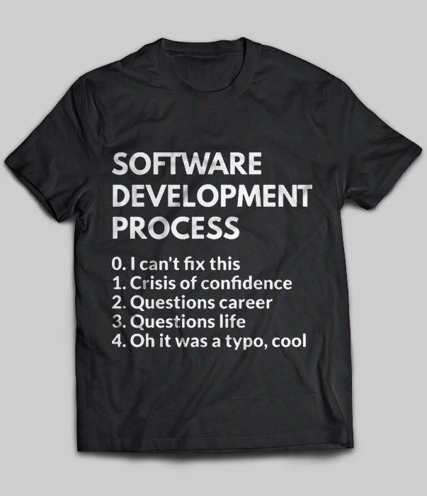 Software Development Process I Can't Fix This