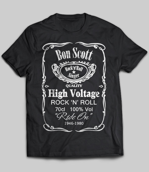 Bon Scott Rock n Roll Singer Quality High Voltage Ride On 1946 - 1980