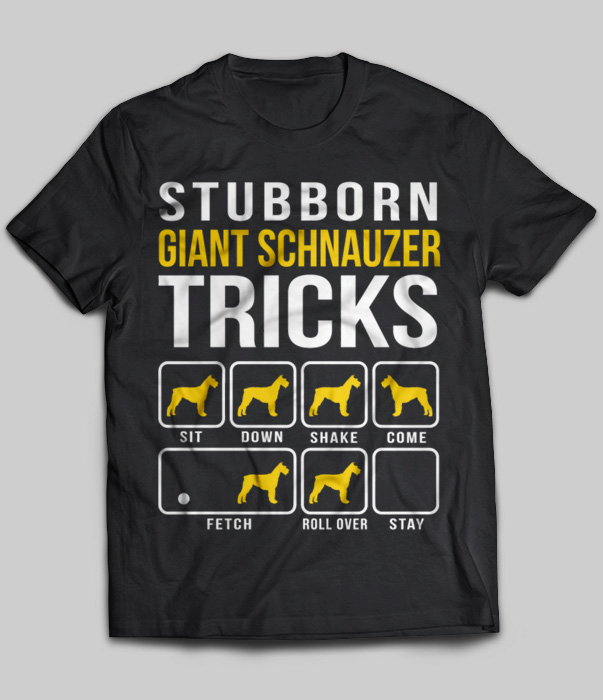Stubborn Giant Schnauzer Tricks