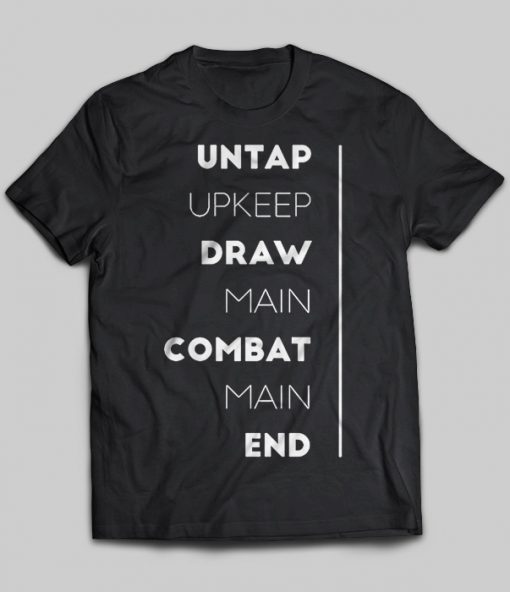 Untap Upkeep Draw Main Combat Main End TeeNavi Reviews on Judge.me