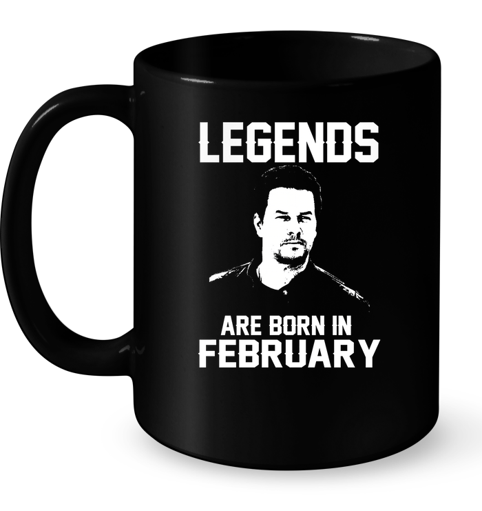 Legends Are Born In February (Mark Wahlberg) Mug