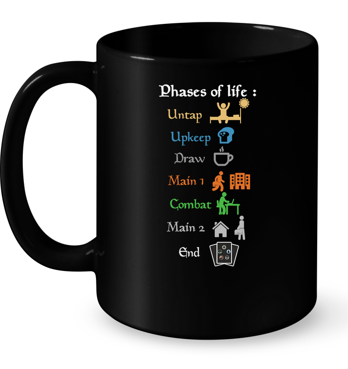 Phases Of Life Untap Upkeep Draw Main 1 Combat Main 2 End