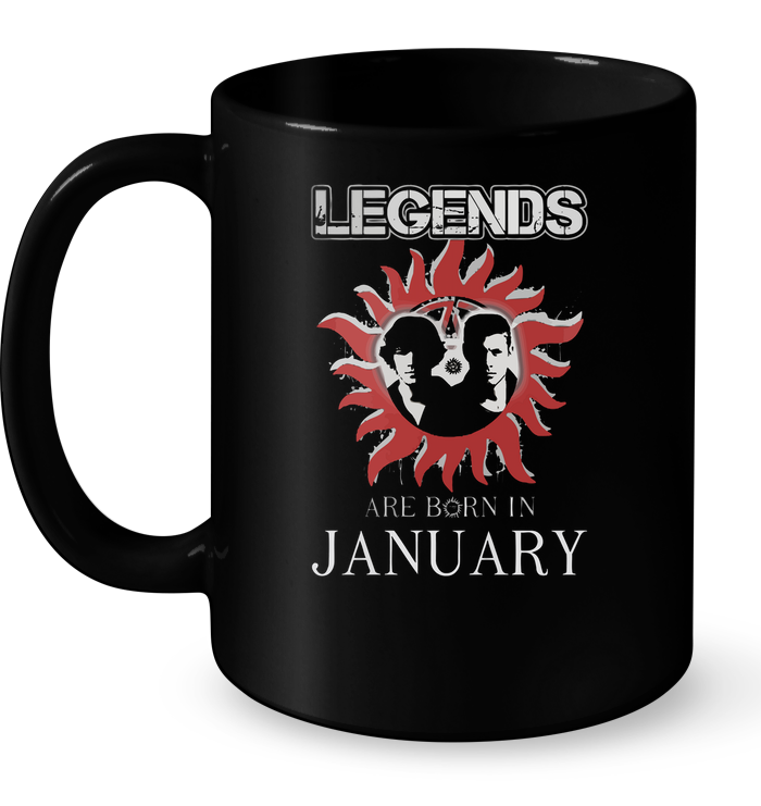 Legends Are Born In January (Supernatural) Mug