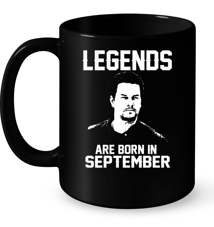 Legends Are Born In September (Mark Wahlberg) Mug