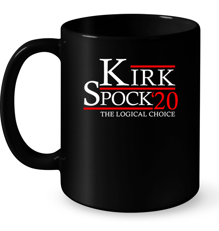 Kirk Spock 20 The Logical Choice Mug
