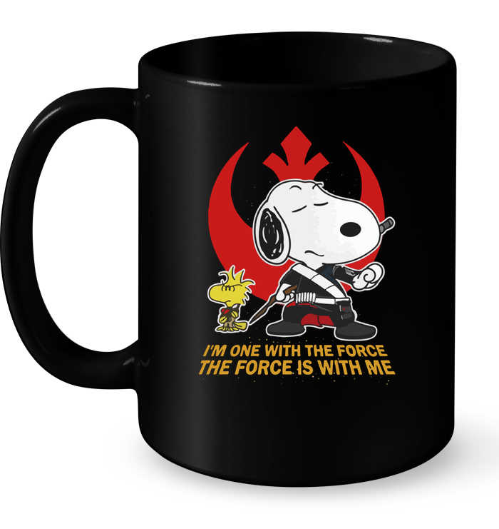 I'm One With The Force The Force is With Me (Snoopy)