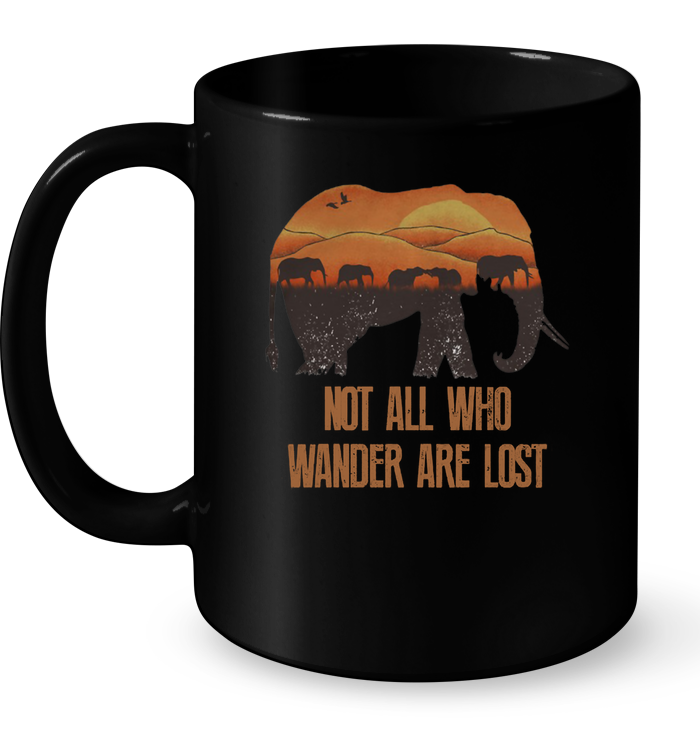 Not All Who Wander Are Lost (Elephant) Mug