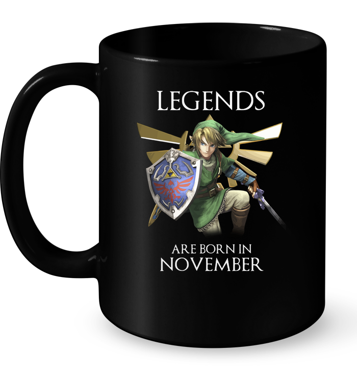 Legends Are Born In November (Zelda) Mug