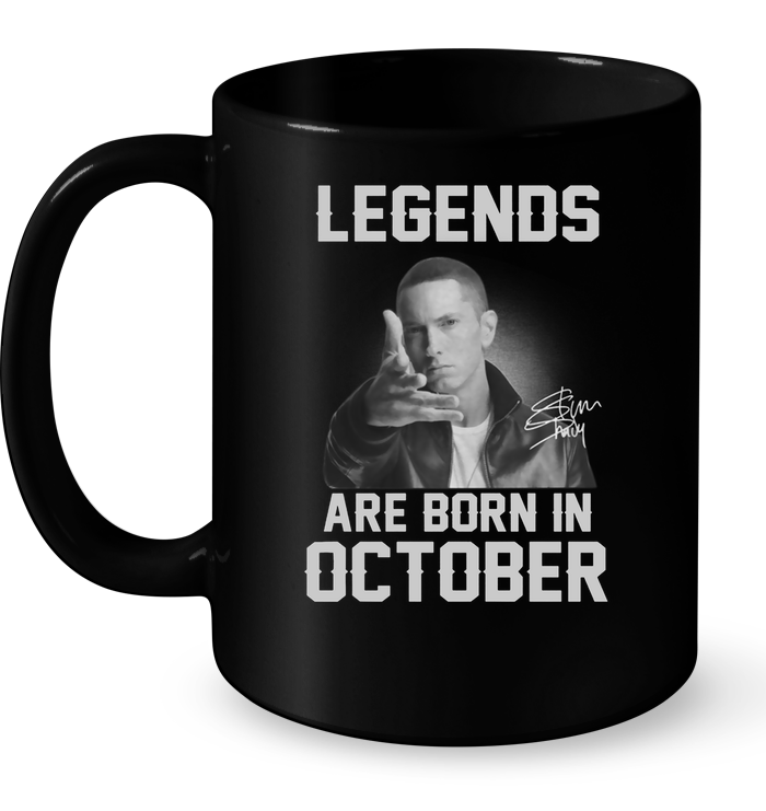 Legends Are Born In October (Eminem) Mug