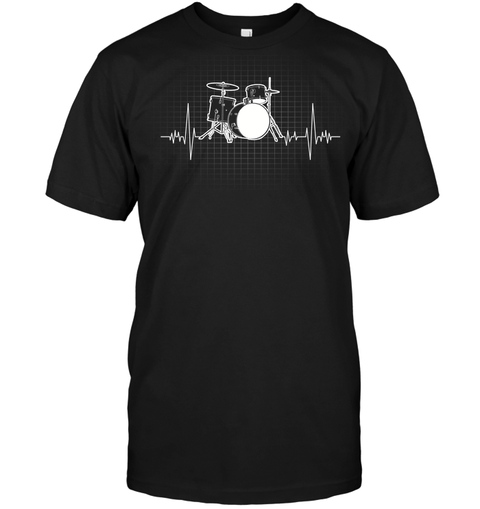 Drum Heartbeat Gift For Music Drummer