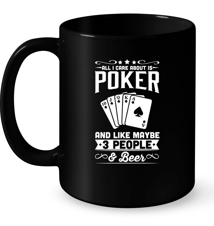Care Poker Like Maybe 3 People Beer