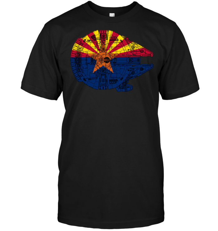 Arizona Flag And The Millennium Falcon