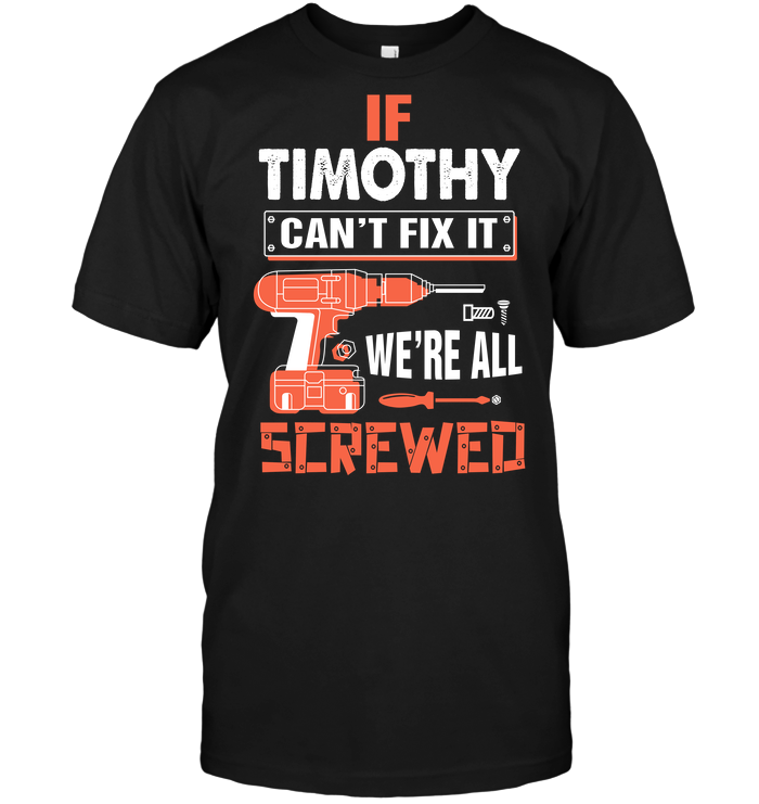 If Timothy Can't Fix It We're All Screwed