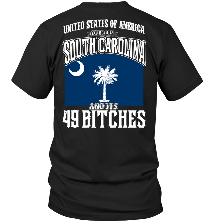 United States Of America You Mean South Carolina And Its 49 Bitches
