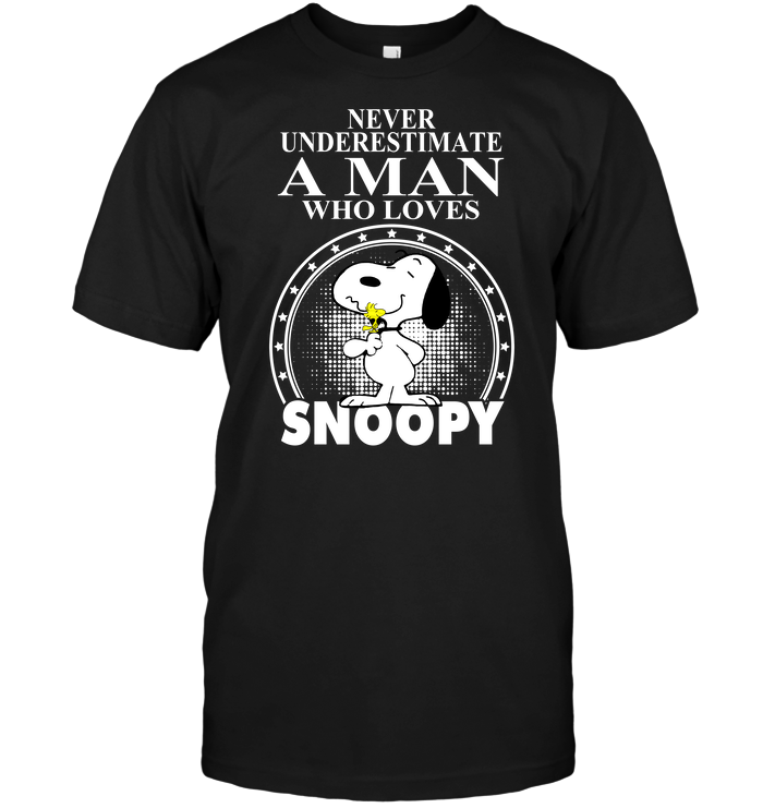 Never Underestimate A Man Who Loves Snoopy