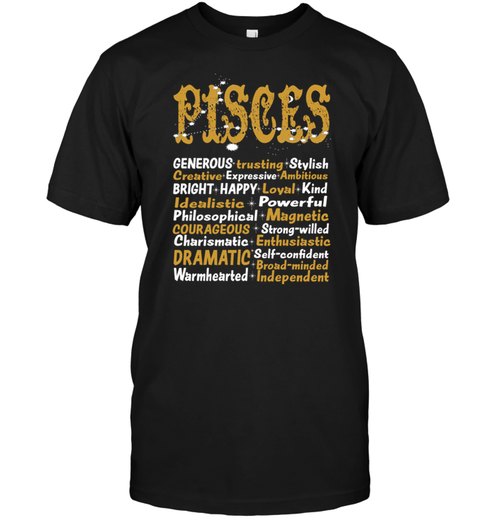 Pisces Geneous Trusting Stylish Creative Expressive Ambitious