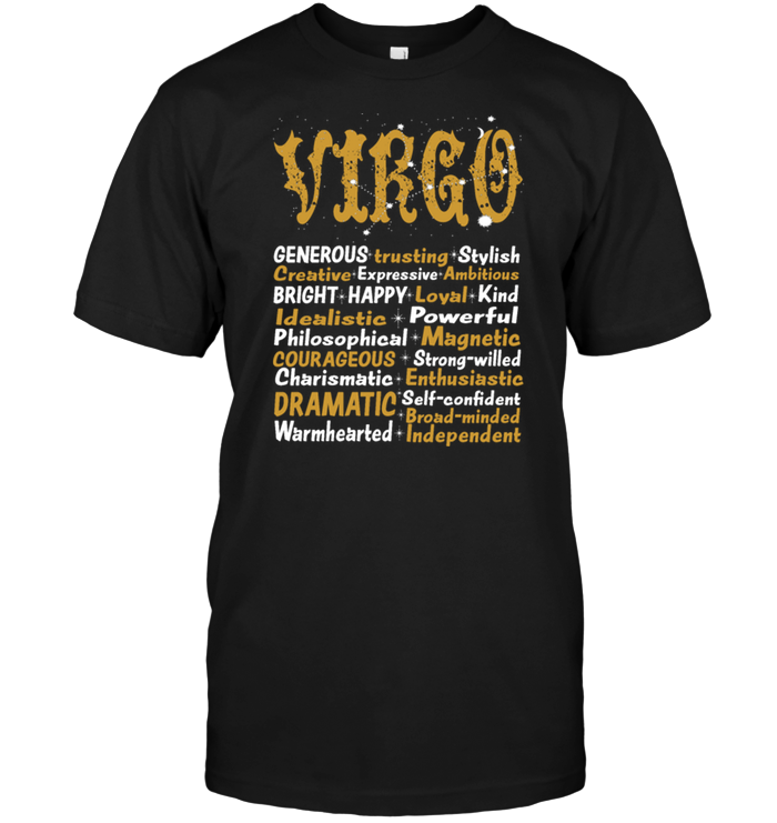 Virgo Geneous Trusting Stylish Creative Expressive Ambitious