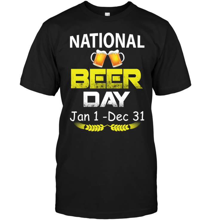 National Beer Day Jan 1 Dec 31
