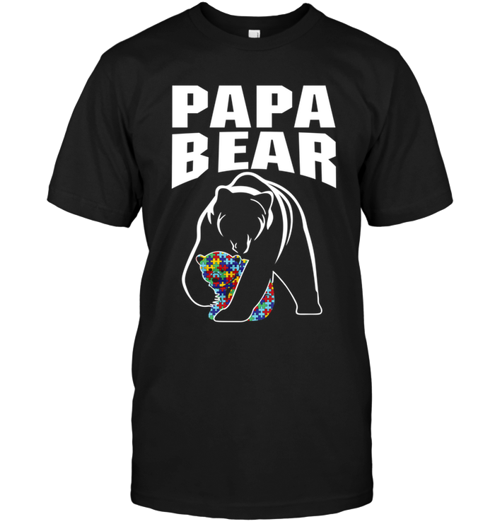 Autism Awareness Papa Bear