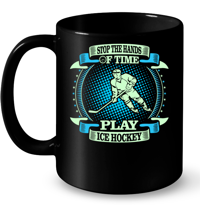 Stop Hands Time Play Ice Hockey
