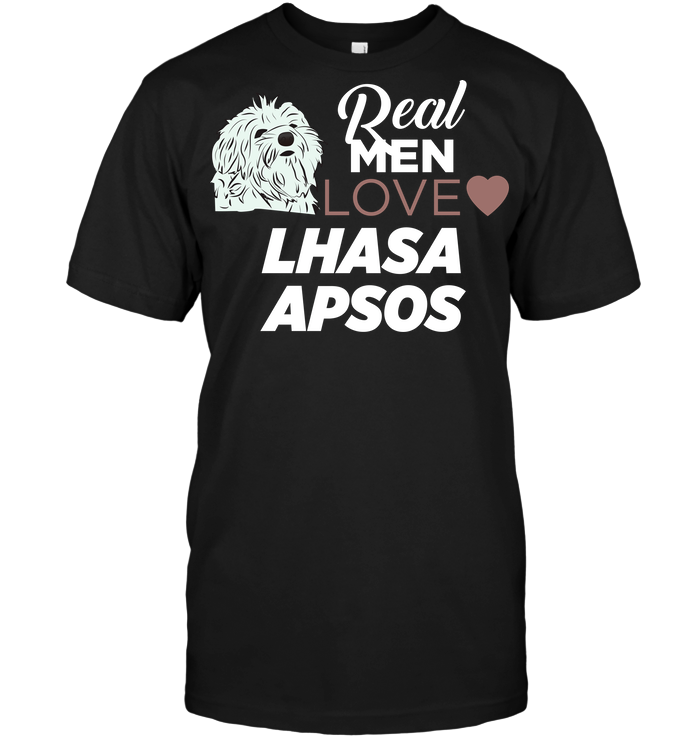 Real Men Love Lhasa Apsos