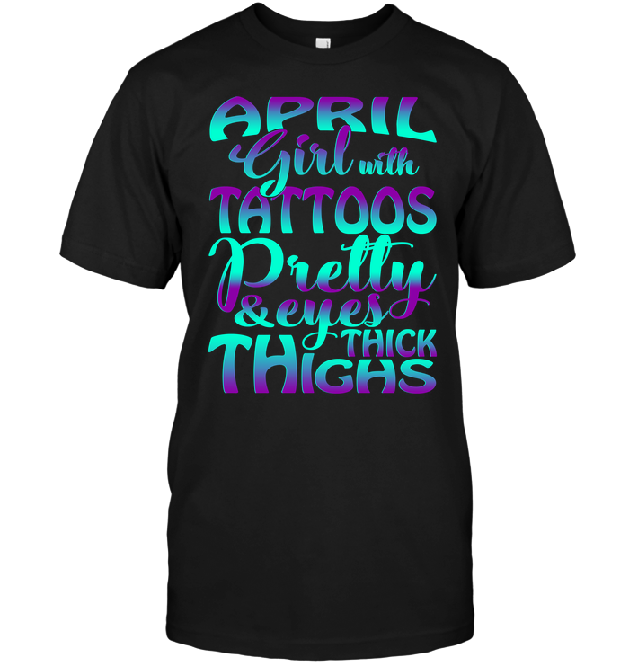 April Girl With Tattoos Pretty & Eyes Thick Thighs