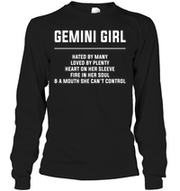 Gemini Girl Hated By Many Loved By Plenty Heart On Her Sleeve Fire In Her Soul & A Mouth She Can't Control