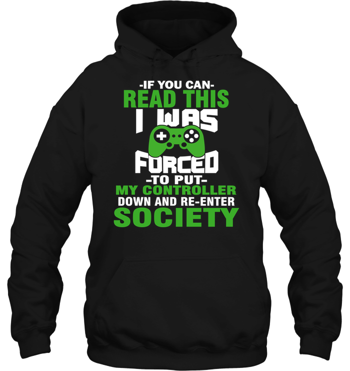 Forced to Put My Book Down & Re-Enter Society Hoodie 