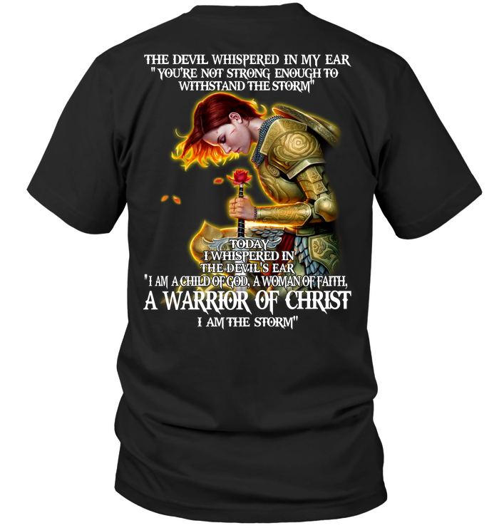 A Warrior Of Christ: The Devil Whispered In My Ear You're Not Strong Enough To Withstand The Storm