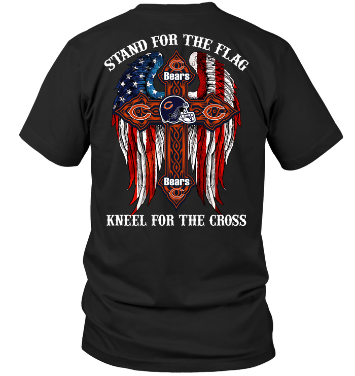 Chicago Bears: Stand For The Flag Kneel For The Cross