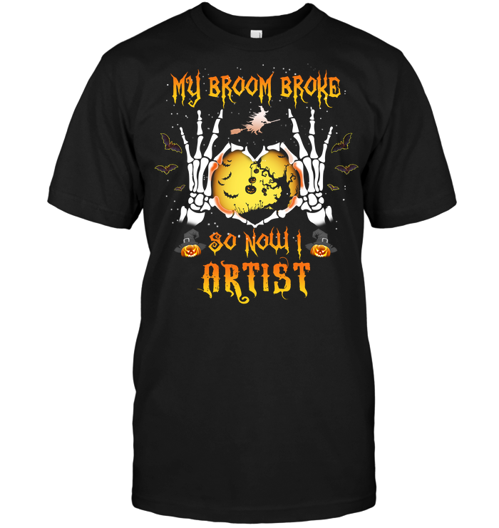 Halloween: My Broom Broke So Now I Artist
