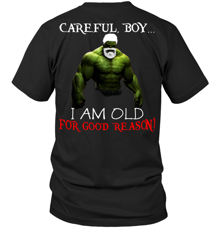 Hulk: CareFul Boy I Am Old For Good Reason