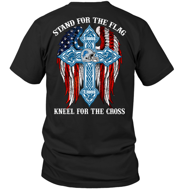 Detroit Lions: Stand For The Flag Kneel For The Cross