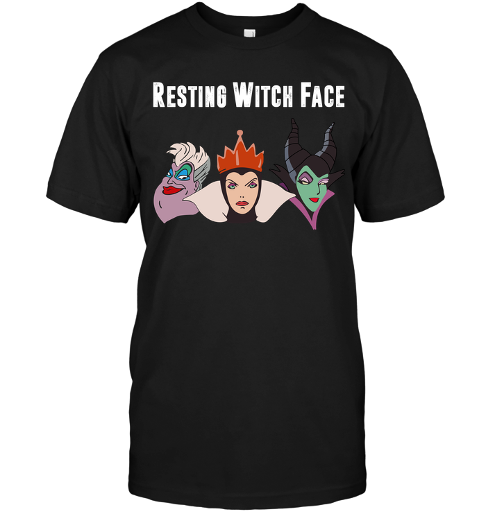 Ursula, Maleficent, Evil Queen: Resting Witch Face (Disney)