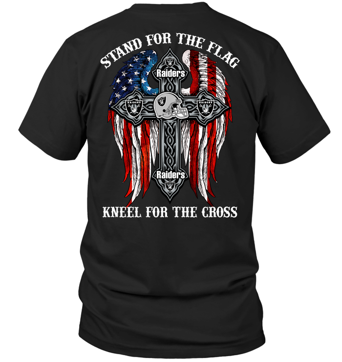 Oakland Raiders: Stand For The Flag Kneel For The Cross